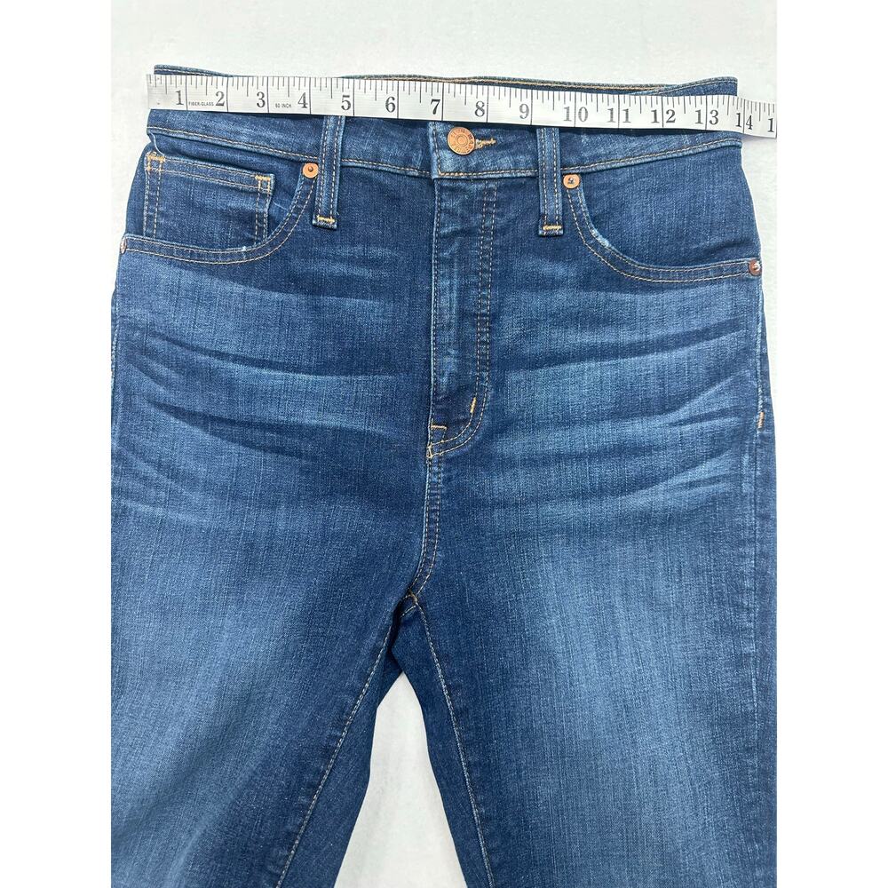 Madewell Curvy High Rise Skinny Jeans Medium Wash Stretch Denim Size 28 - Picture 12 of 15
